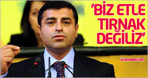 Selahattin Demirtaş: Biz etle tırnak değiliz!