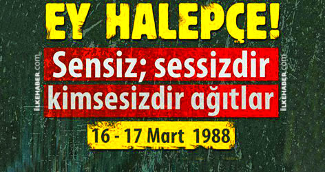 Halepçe:  O gün Ebabil kuşları da öldü...