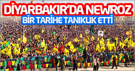 Tarihi Diyarbakır Newroz'u sona erdi