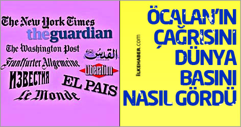 Öcalan'ın çağrısını dünya basını nasıl gördü?