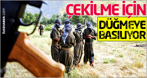 Çekilme için düğmeye basılıyor