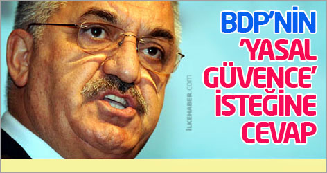 BDP'nin 'Yasal güvence' isteğine cevap