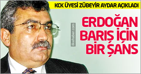 Zübeyir Aydar: Erdoğan barış için bir şans