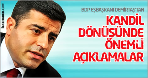 Demirtaş’tan Kandil dönüşünde önemli açıklamalar