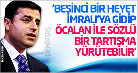 Demirtaş: Beşinci bir heyet İmralı’ya gidip Sayın Öcalan ile sözlü bir tartışma yürütebilir