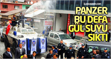Panzer bu defa gül suyu sıktı!