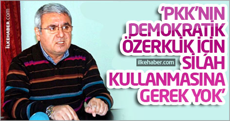 Metiner: PKK'nın demokratik özerklik için silah kullanmasına gerek yok