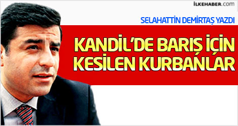Selahattin Demirtaş yazdı: Kandil'de barış için kesilen kurbanlar