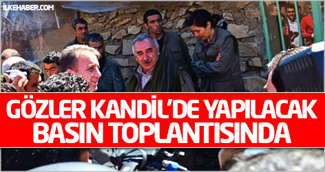 Gözler Kandil’deki basın toplantısında