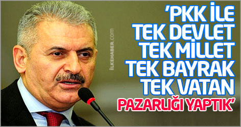 'PKK ile tek devlet, tek millet, tek bayrak, tek vatan pazarlığı yaptık'