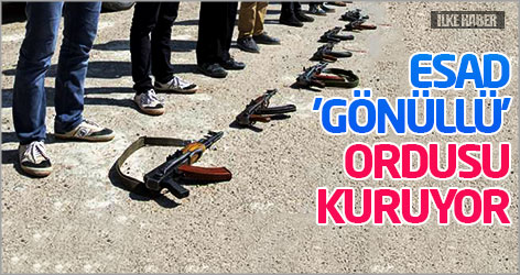 Esad 'gönüllü' ordusu kuruyor