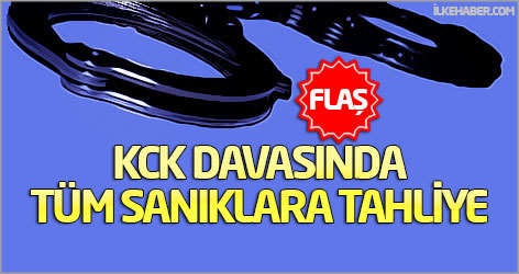 KCK davasında tüm sanıklara tahliye