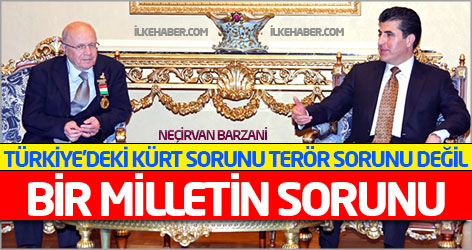 Barzani: Türkiye'deki Kürt sorunu terör sorunu değil, bir milletin sorunu
