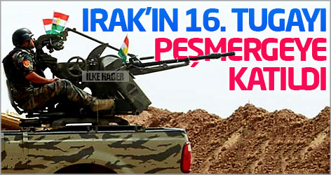 Irak’ın 16. Tugayı peşmergeye katıldı