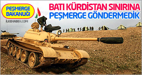 Peşmerge Bakanlığı: Batı Kürdistan sınırına peşmerge göndermedik