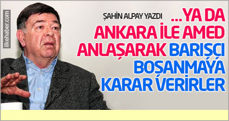 ...Ya da Ankara ile Amed anlaşarak barışçı boşanmaya karar verirler