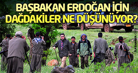 Başbakan Erdoğan için dağdakiler ne düşünüyor?