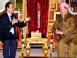 Barzani Baydemir'i kabul etti