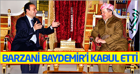 Barzani Baydemir'i kabul etti