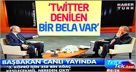 Erdoğan: Twitter denilen bir bela var