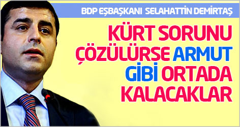Demirtaş'tan Bahçeli'ye: Kürt sorunu çözülürse armut gibi ortada kalacaklar