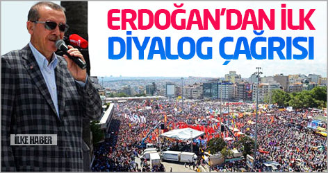 Erdoğan'dan ilk diyalog çağrısı: Temsilcilerinizi seçin, kabul ederim