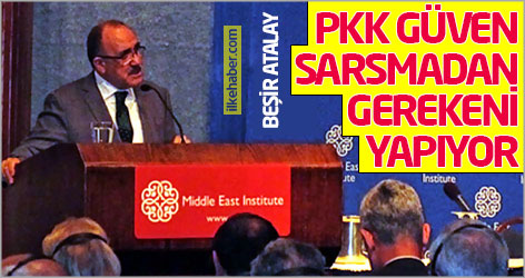 Beşir Atalay: PKK güven sarsmadan gerekeni yapıyor