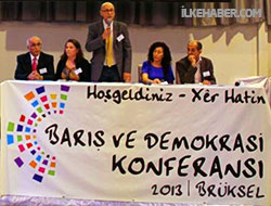 Barış ve Demokrasi Konferansı Brüksel’de başladı