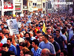 Taksim'de Lice protestosu