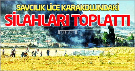 Savcılık Lice karakolundaki silahları toplattı