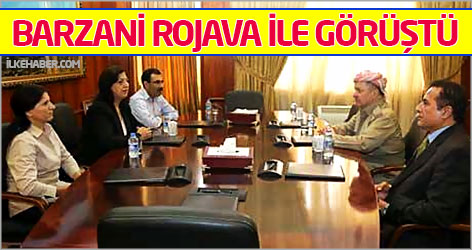 Barzani Rojava heyeti ile görüştü