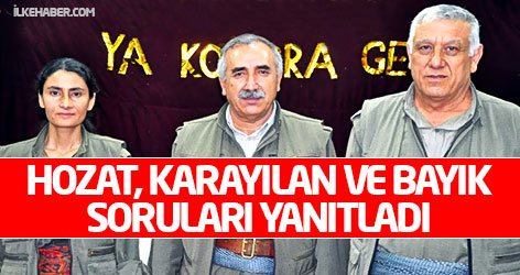 Bayık, Karayılan ve Hozat merak edilen soruları yanıtladı