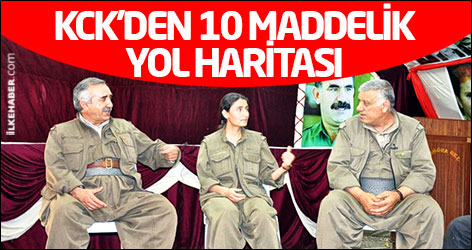 KCK'den 10 maddelik  yol haritası