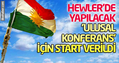 Hewler’de yapılacak 'Kürt ulusal konferansı' için start verildi