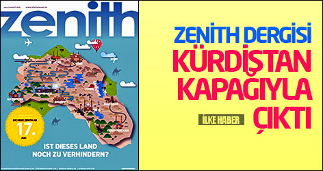Zenith dergisi Kürdistan kapağıyla çıktı