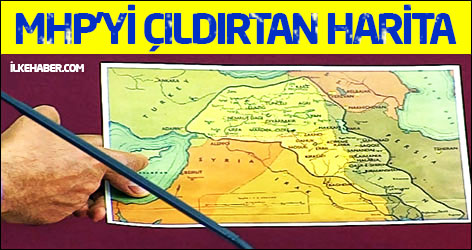 MHP'yi çıldırtan harita