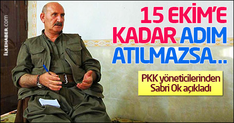 PKK: Ankara 15 Ekim'e kadar adım atmazsa...