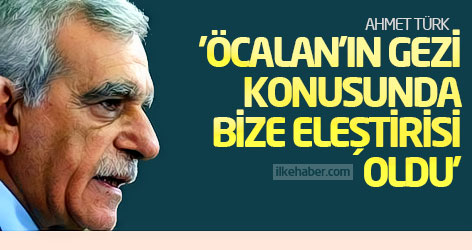 'Öcalan'ın Gezi konusunda bize eleştirisi oldu'