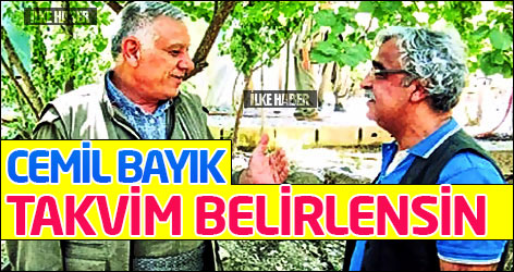 Cemil Bayık: Takvim belirlensin önümüzü görelim