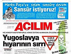 Demokratik Açılım gazetesi kapatıldı