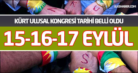 Kürt Ulusal Kongresi tarihi belli oldu