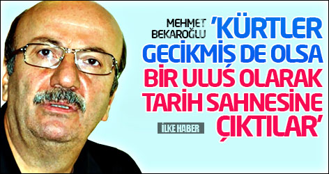 'Kürtler gecikmiş de olsa bir ulus olarak tarih sahnesine çıktılar'
