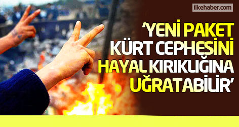 'Yeni paket Kürt cephesini hayal kırıklığına uğratabilir'