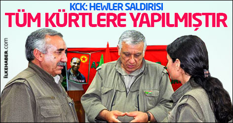 KCK: Hewler saldırısı tüm Kürtlere yapılmıştır