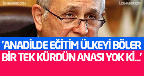 'Anadilde eğitim ülkeyi böler, bir tek Kürdün anası yok ki...'