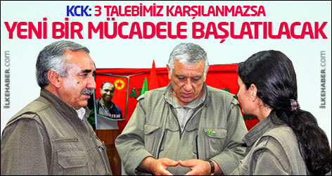 KCK: 3 talebimiz karşılanmazsa yeni bir mücadele dönemi başlatılacak