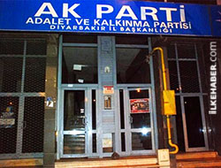 Diyarbakır AK Parti binasına molotoflu saldırı