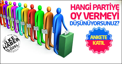 Anket Hangi partiye oy vermeyi düşünüyorsunuz?
