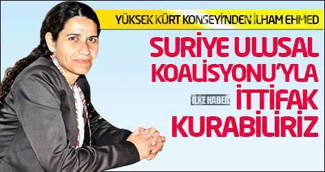 İlham Ehmed: Suriye Ulusal Koalisyonu'yla ittifak kurabiliriz