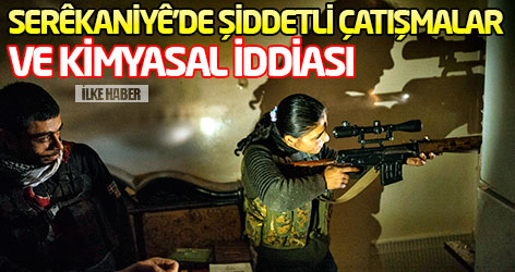 Serêkaniyê’de şiddetli çatışmalar ve kimyasal iddiası